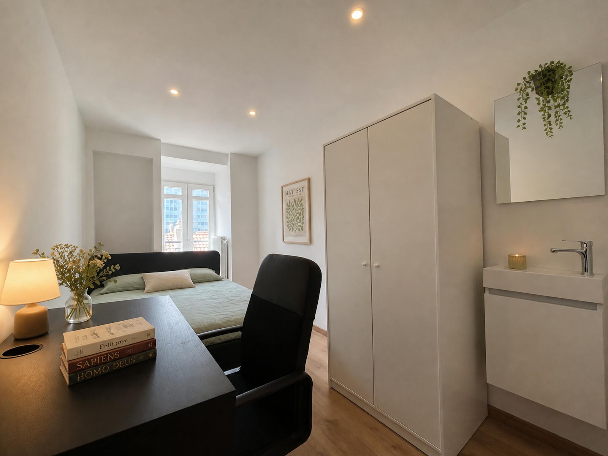 Appartement te  huur in Sint-Joost-ten-Node 1210 480.00€ 1 slaapkamers 12.00m² - Zoekertje 746585