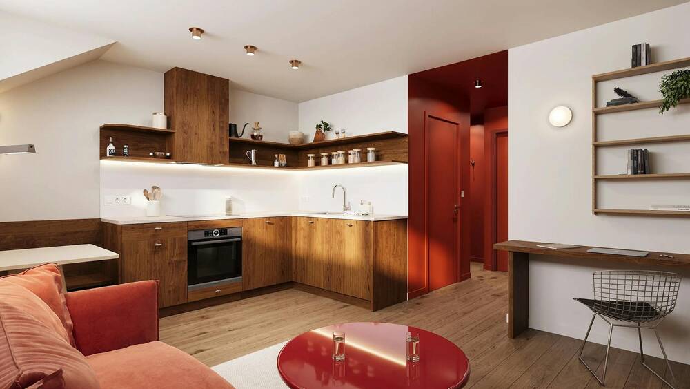 Appartement te  huur in Sint-Joost-ten-Node 1210 2050.00€ 2 slaapkamers 60.00m² - Zoekertje 795623