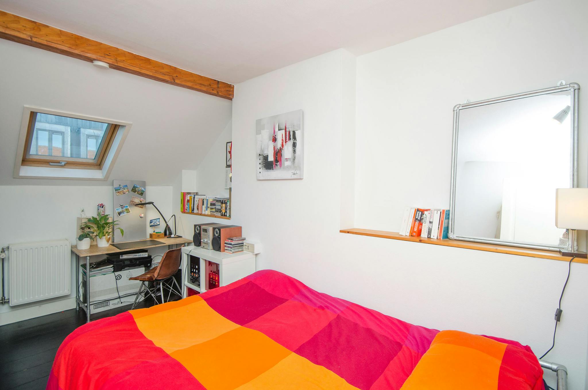 Appartement te  huur in Elsene 1050 575.00€ 1 slaapkamers 350.00m² - Zoekertje 1416257