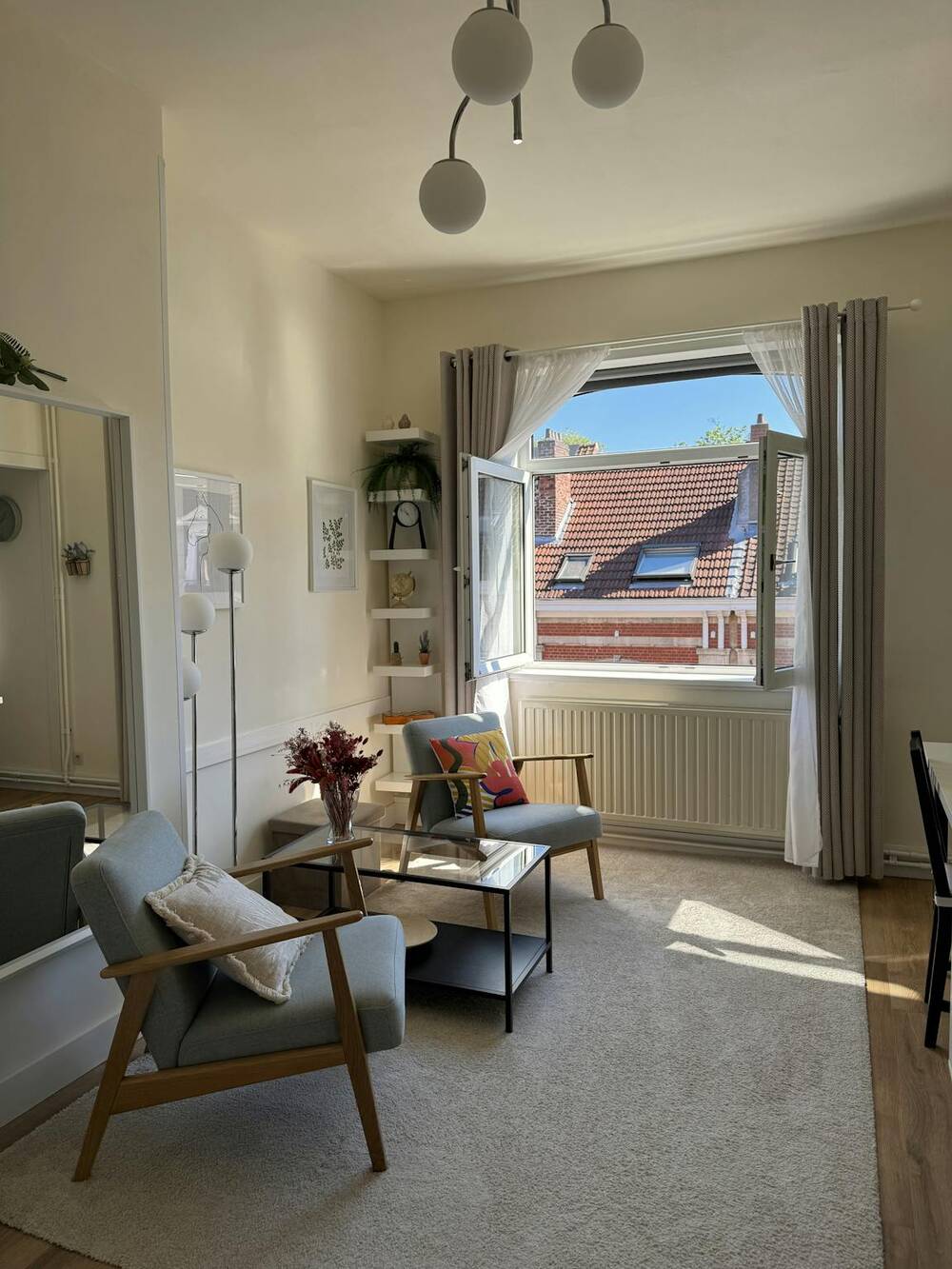 Appartement te  huur in Elsene 1050 1500.00€ 1 slaapkamers 47.00m² - Zoekertje 579257