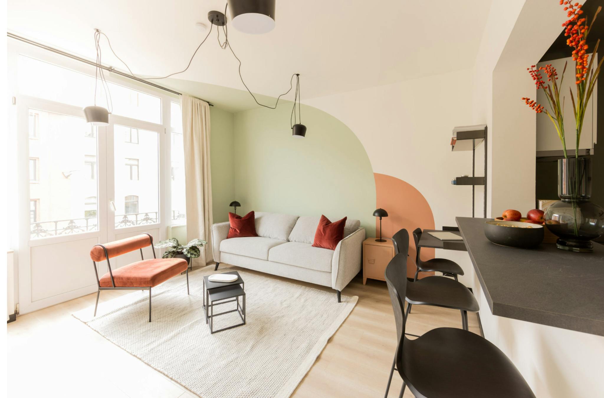 Appartement te  huur in Etterbeek 1040 1100.00€ 0 slaapkamers 29.00m² - Zoekertje 794511