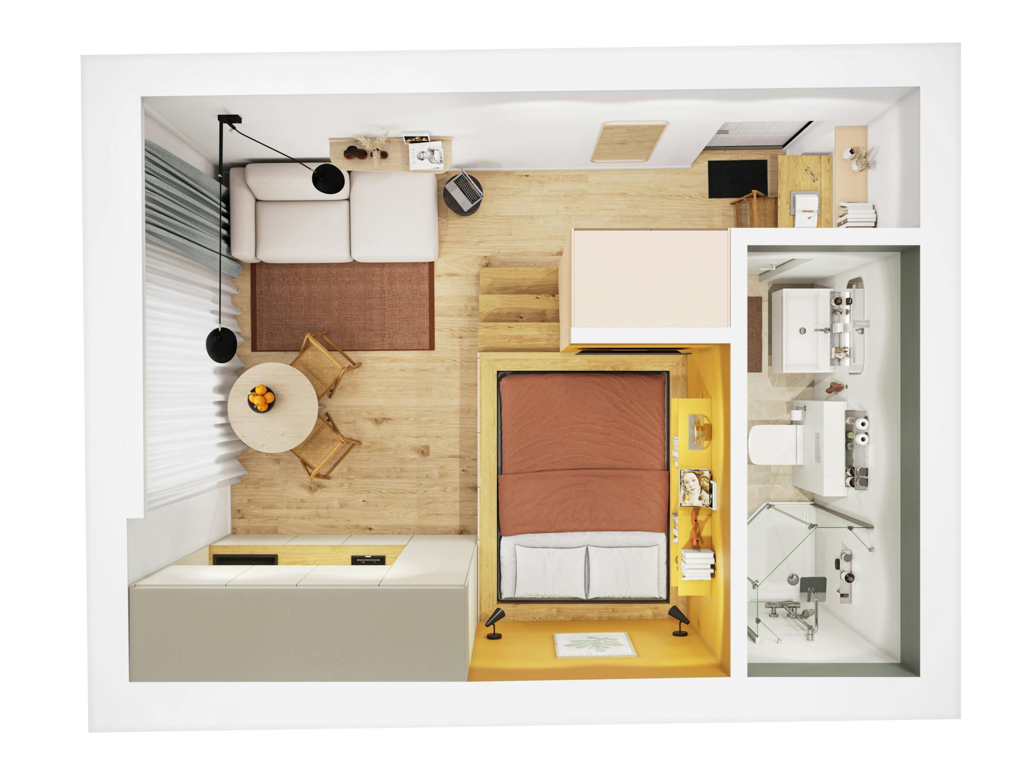 Appartement à louer à Bruxelles 1000 950.00€ 0 chambres 24.00m² - annonce 483627