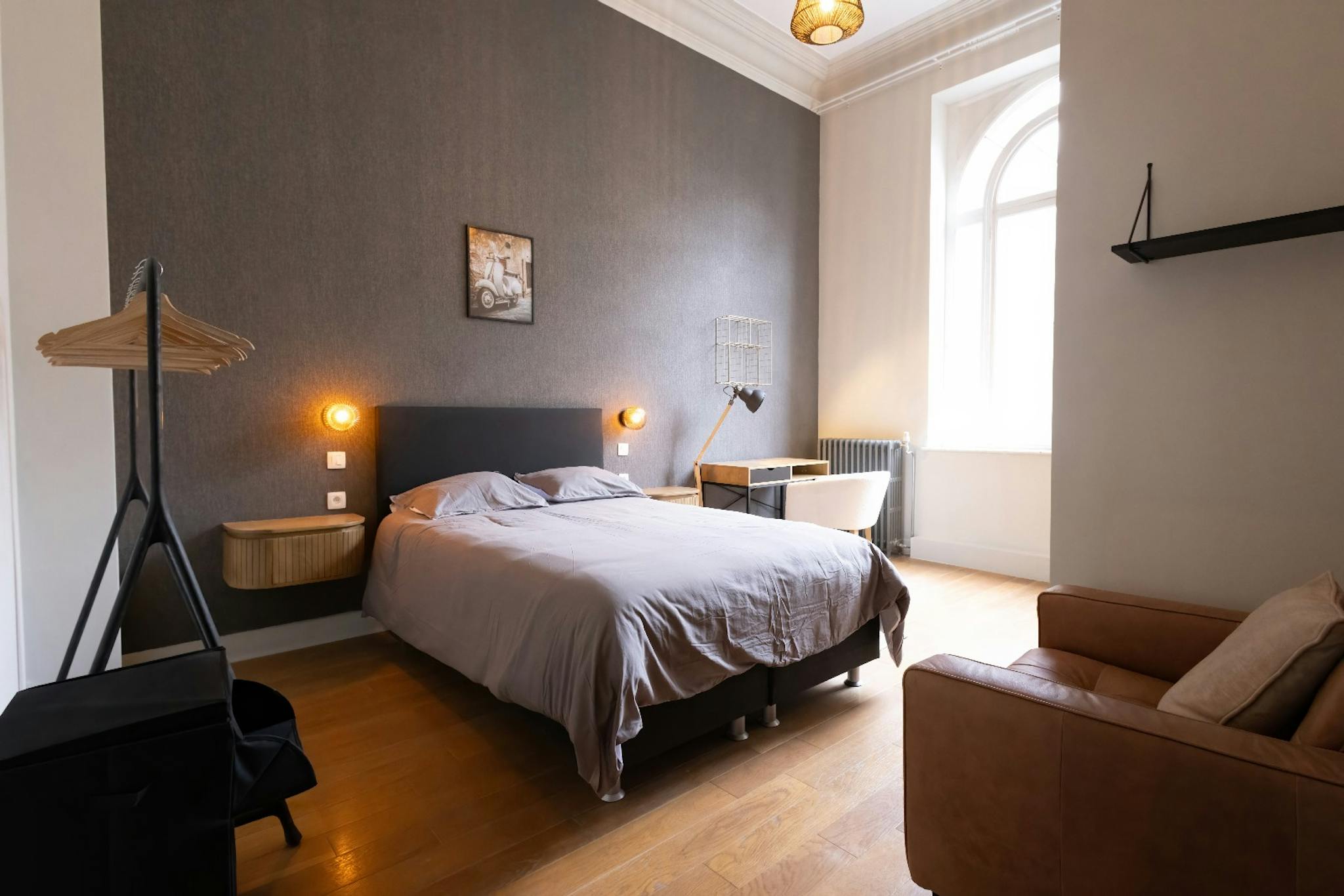 Appartement te  huur in Brussel 1000 1100.00€ 1 slaapkamers 450.00m² - Zoekertje 653142