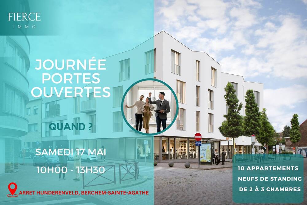 Penthouse à vendre à Berchem-Sainte-Agathe 1082 418000.00€ 3 chambres 121.00m² - annonce 32404