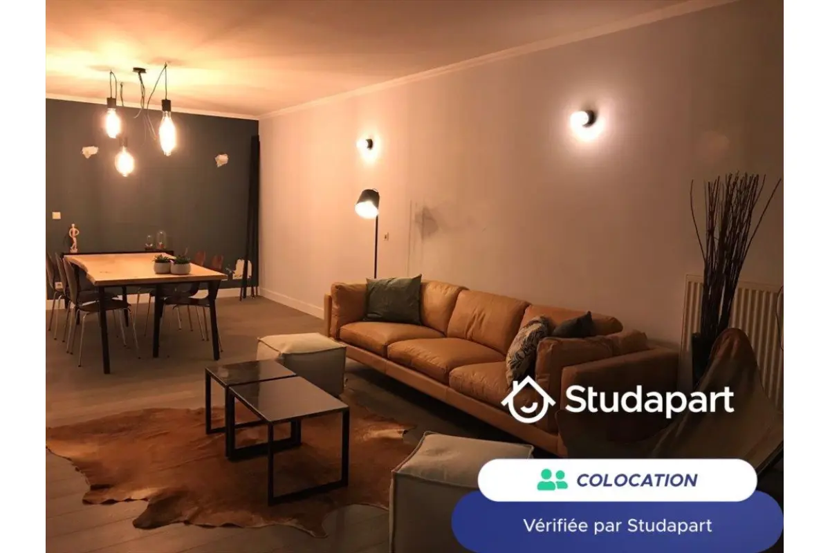 Appartement te  huur in Sint-Agatha-Berchem 1082 650.00€ 1 slaapkamers 12.00m² - Zoekertje 32189