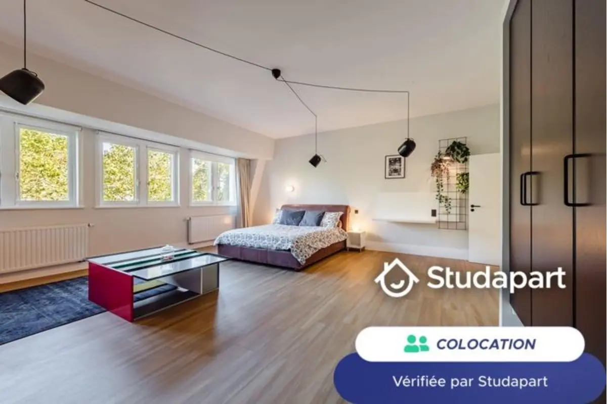 Kot te  huur in Ukkel 1180 1150.00€ 1 slaapkamers 55.00m² - Zoekertje 33796