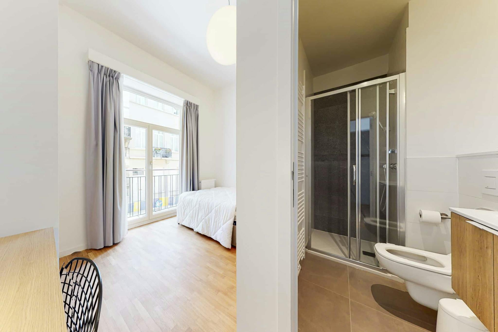 Appartement te  huur in Brussel 1000 1072.00€ 1 slaapkamers 86.00m² - Zoekertje 659909