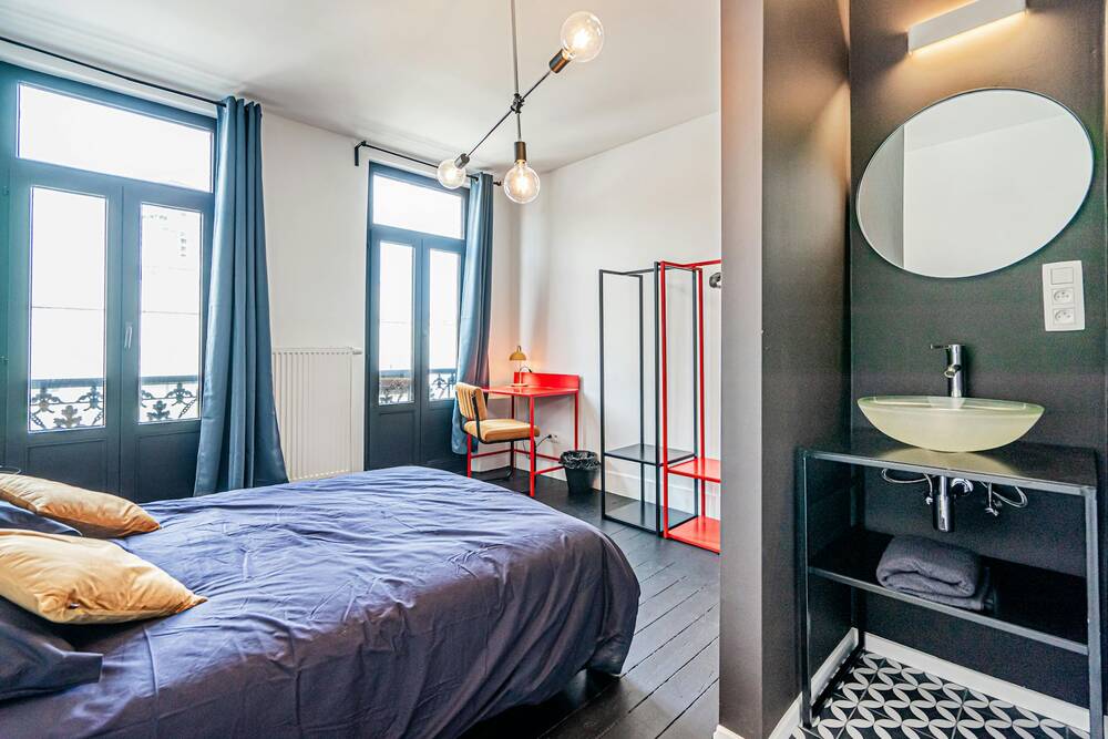Appartement te  huur in Brussel 1000 850.00€ 1 slaapkamers 200.00m² - Zoekertje 87451