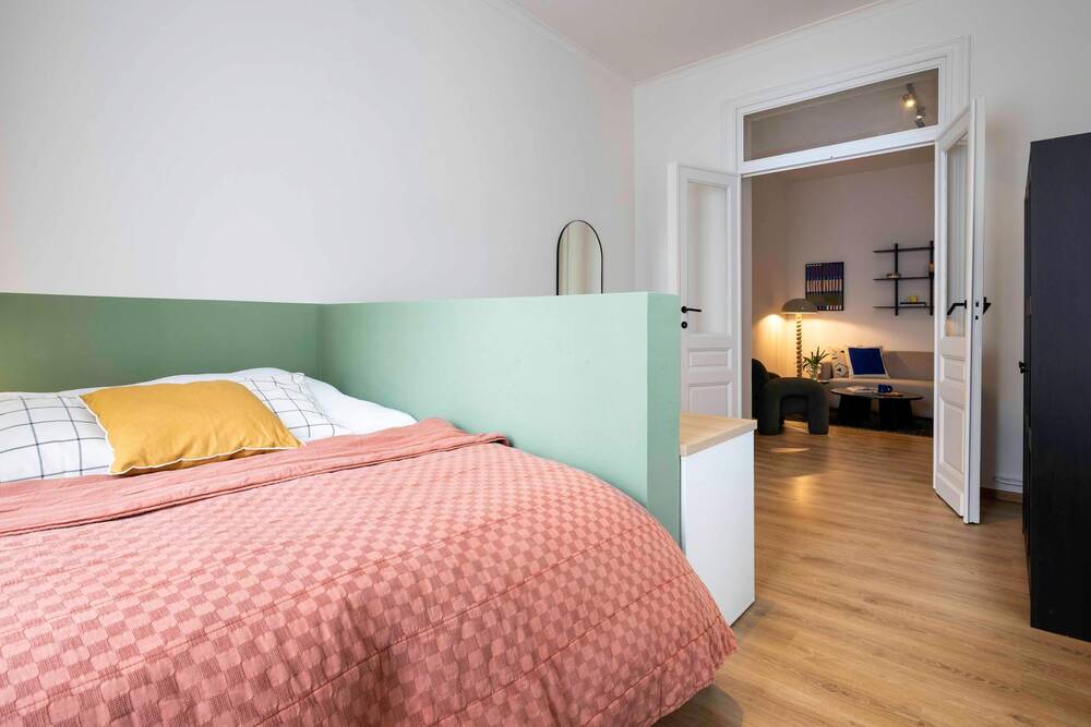 Appartement te  huur in Elsene 1050 1600.00€ 1 slaapkamers 60.00m² - Zoekertje 795734