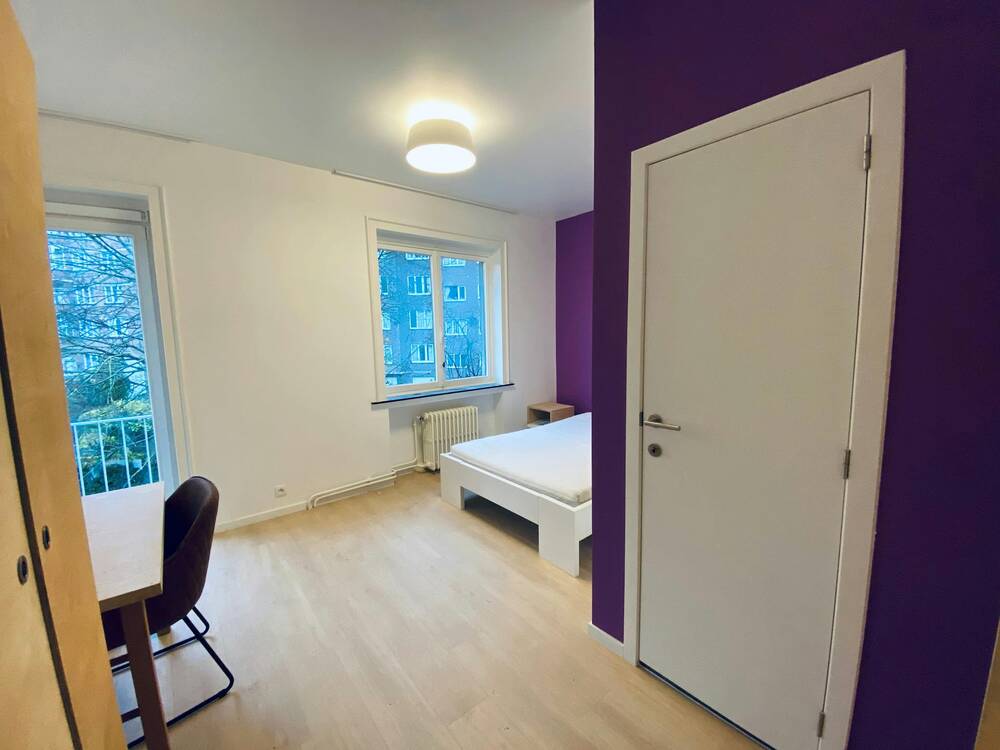 Appartement te  huur in Ukkel 1180 775.00€ 1 slaapkamers m² - Zoekertje 87479