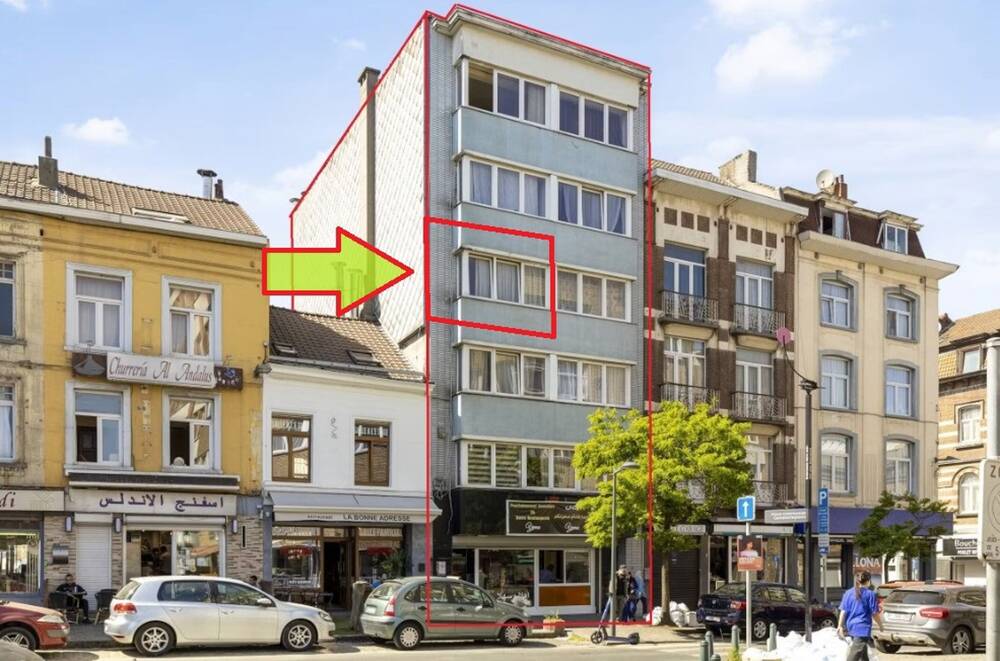 Appartement te  koop in Sint-Jans-Molenbeek 1080 135000.00€ 1 slaapkamers 58.00m² - Zoekertje 1382243