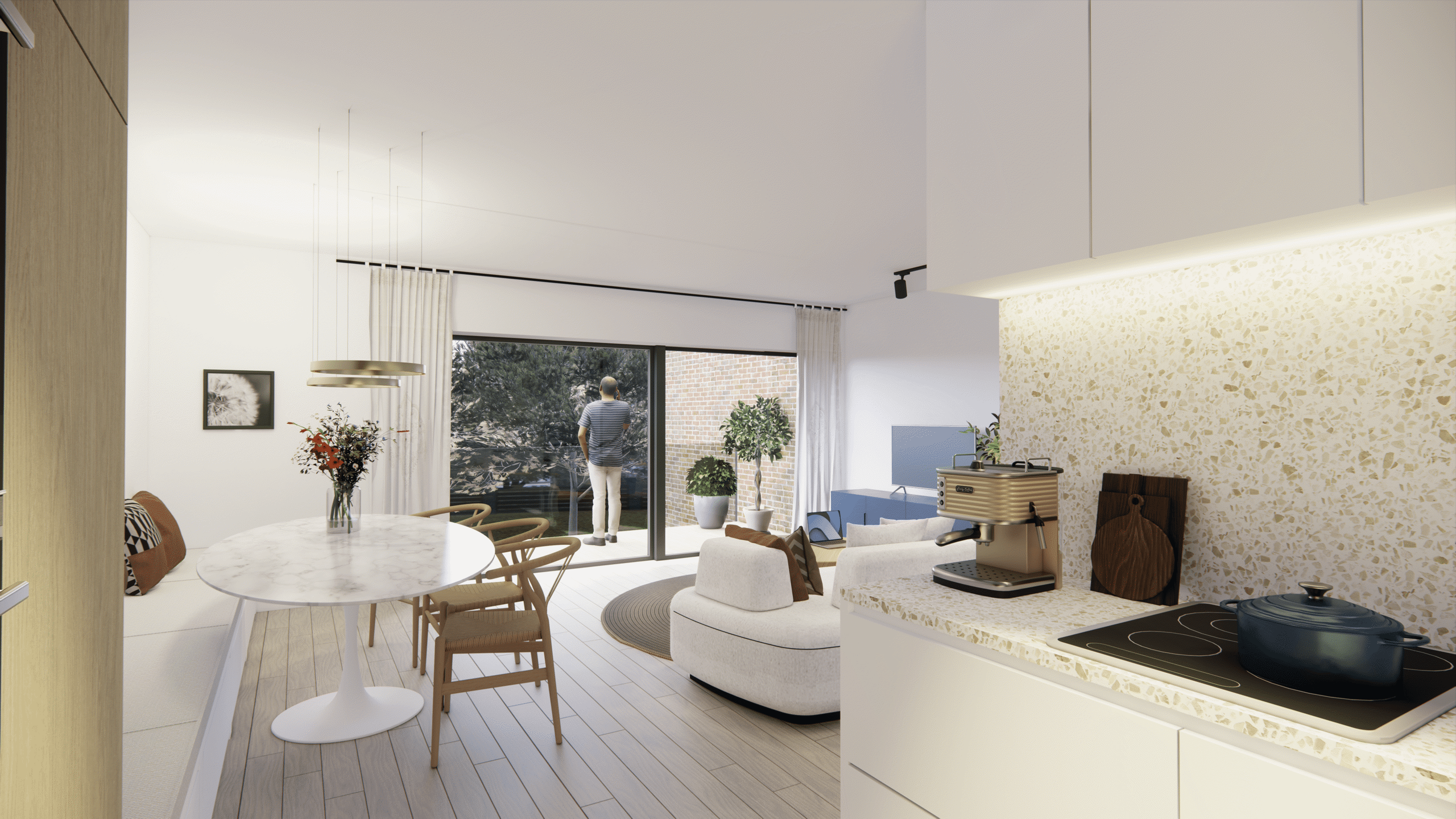 Appartement te  koop in Ukkel 1180 505000.00€ 2 slaapkamers 90.24m² - Zoekertje 1390495
