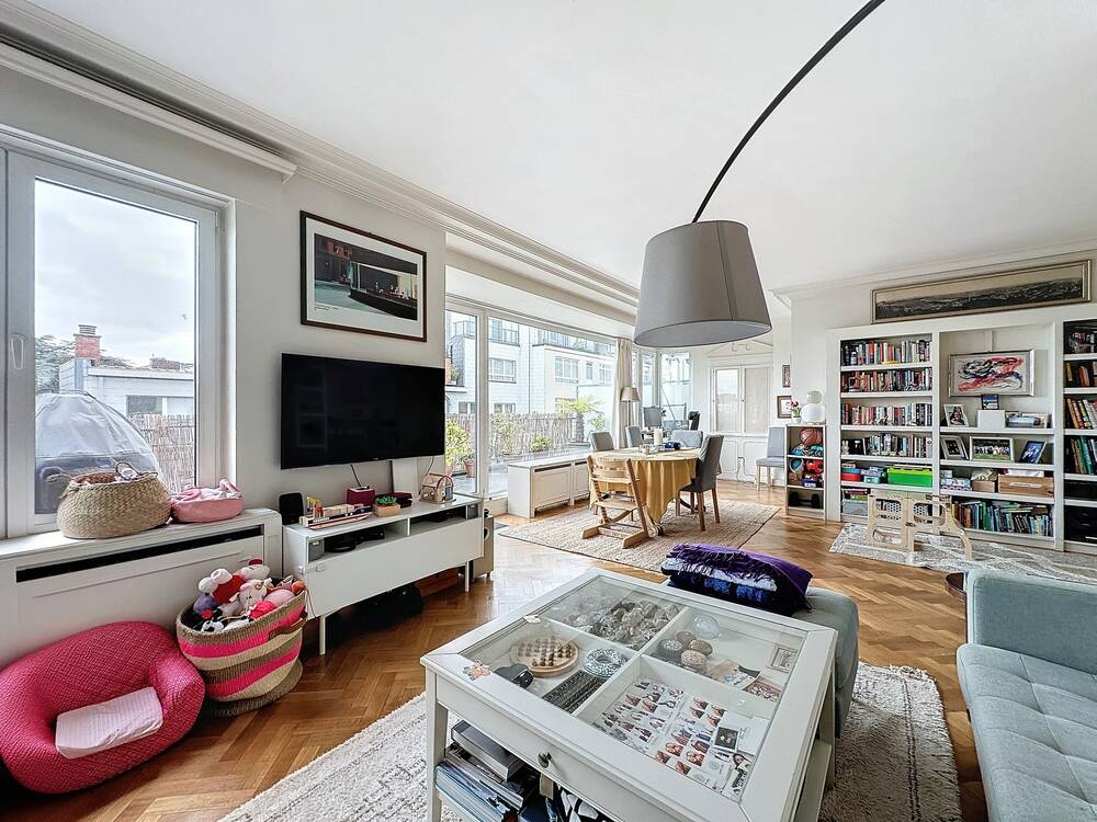 Appartement te  huur in Ukkel 1180 1500.00€ 2 slaapkamers 105.00m² - Zoekertje 1407699