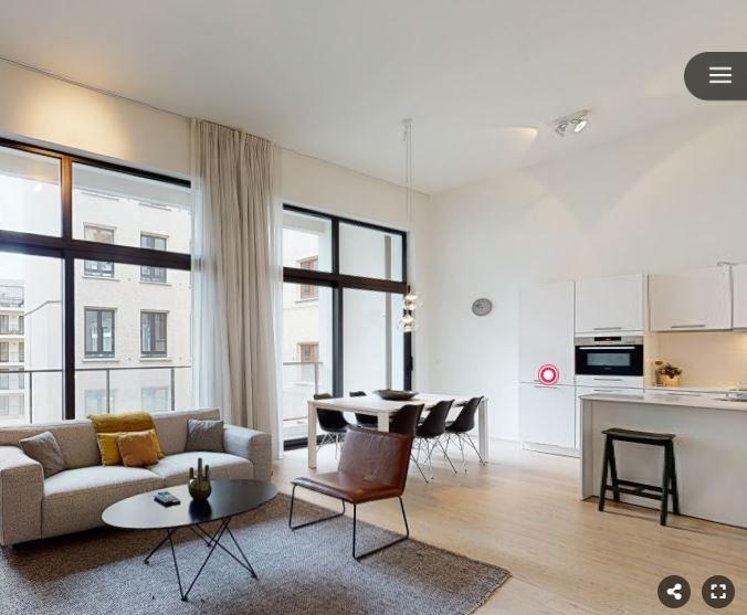 Appartement te  huur in Brussel 1000 1450.00€ 1 slaapkamers 78.00m² - Zoekertje 1419070