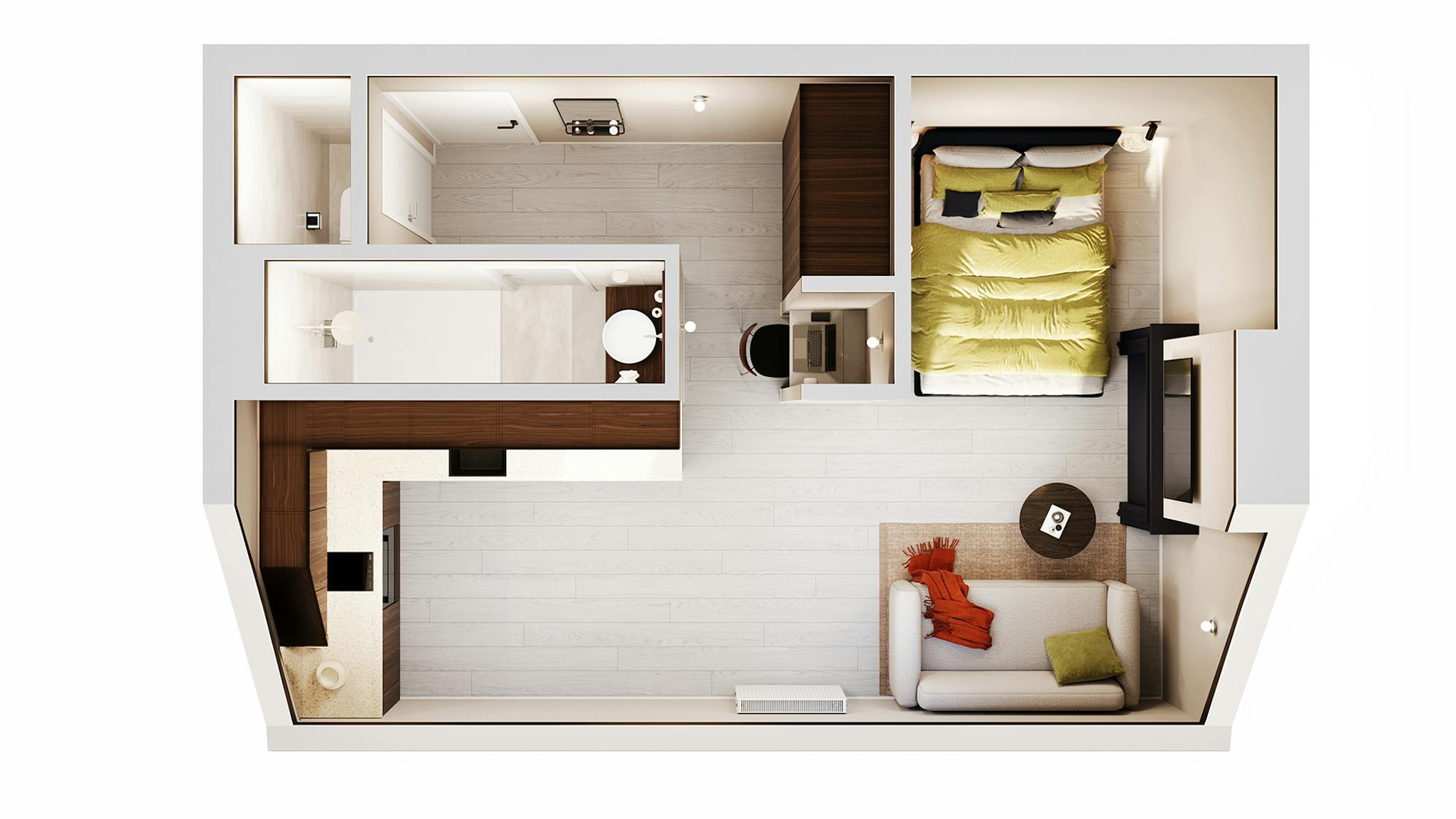 Appartement à louer à Saint-Gilles 1060 1050.00€ 0 chambres 29.00m² - annonce 794611
