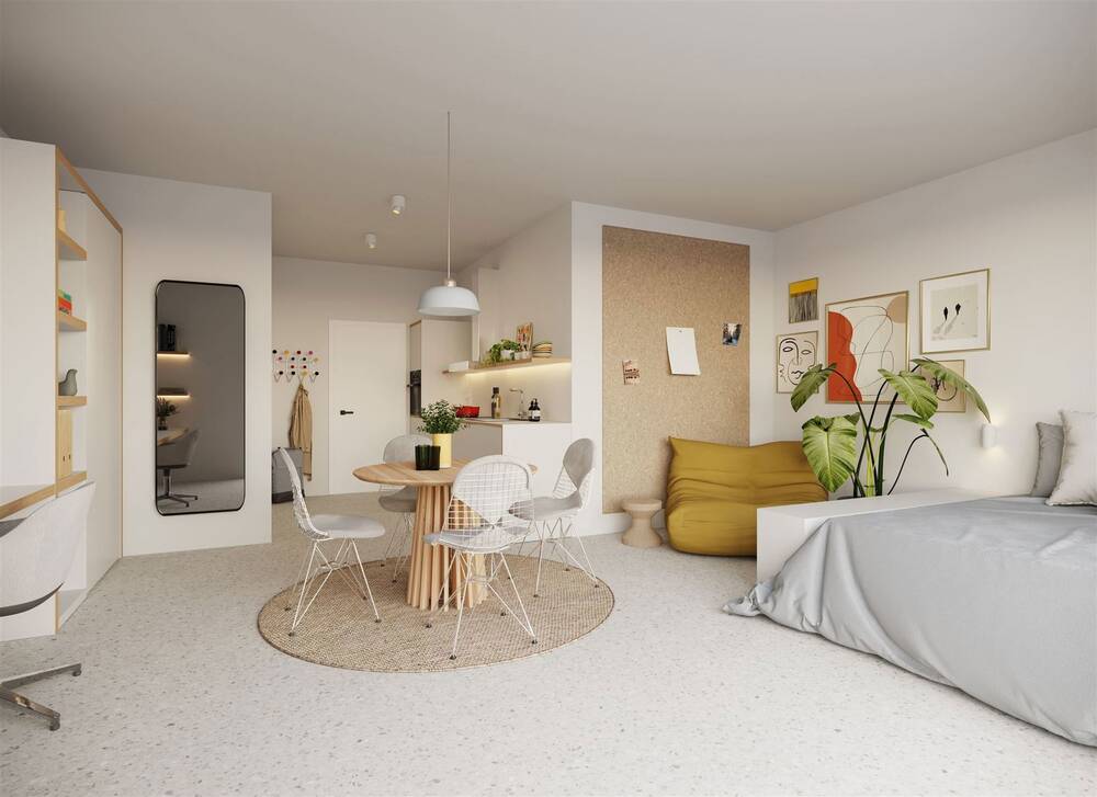 Studio à vendre à Saint-Josse-ten-Noode 1210 174500.00€  chambres 30.00m² - annonce 205314