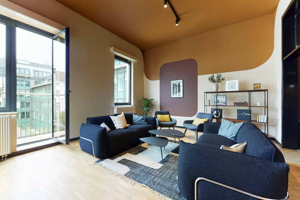 Appartement te  huur in Brussel 1000 980.00€ 1 slaapkamers 86.00m² - Zoekertje 795198