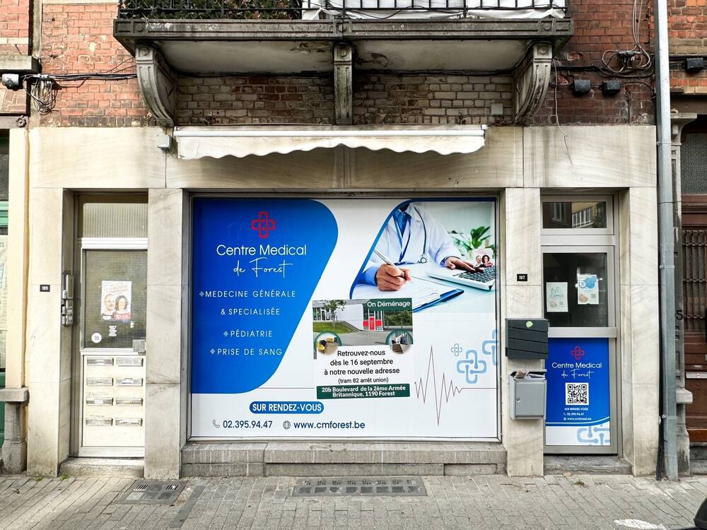 Handelszaak te huur in Vorst 1190 950.00€ slaapkamers 62.40m² - Zoekertje 373691