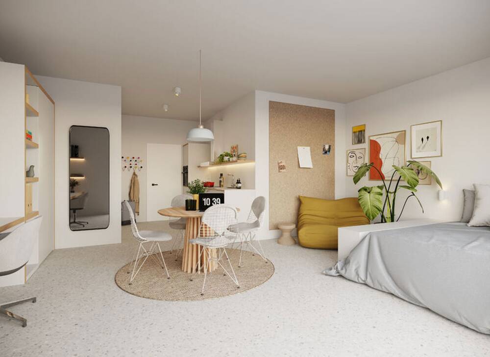 Appartement à vendre à Saint-Josse-ten-Noode 1210 174500.00€ 0 chambres 30.00m² - annonce 386626