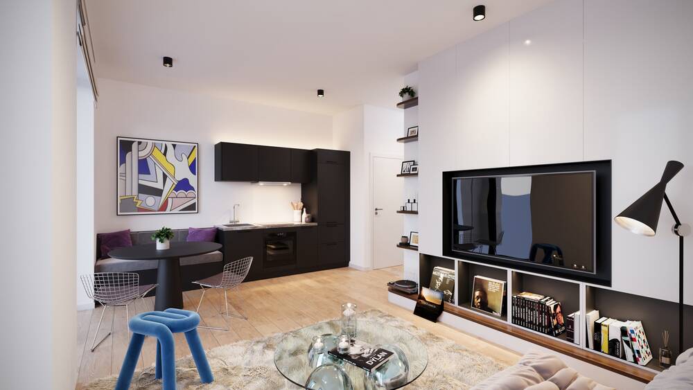 Studio à vendre à Woluwe-Saint-Lambert 1200 275000.00€ 0 chambres 43.90m² - annonce 398310