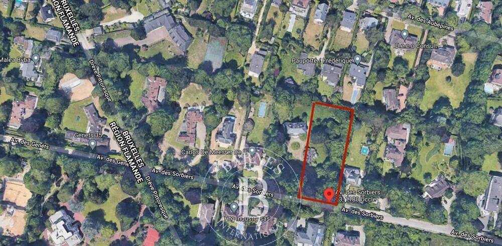 Terrain à vendre à Uccle 1180 1990000.00€ 0 chambres m² - annonce 418329