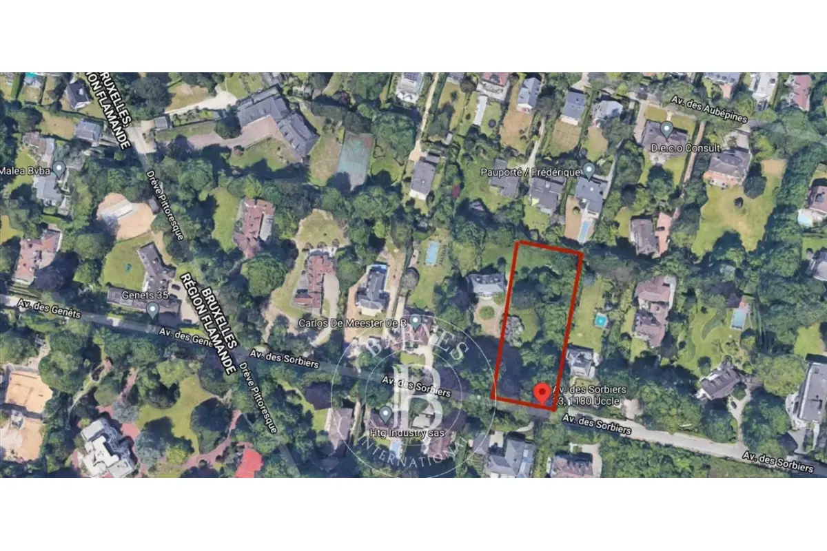 Terrain à vendre à Uccle 1180 1990000.00€  chambres m² - annonce 418329