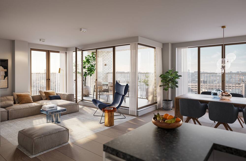 Penthouse à vendre à Evere 1140 558000.00€ 3 chambres 117.10m² - annonce 424853