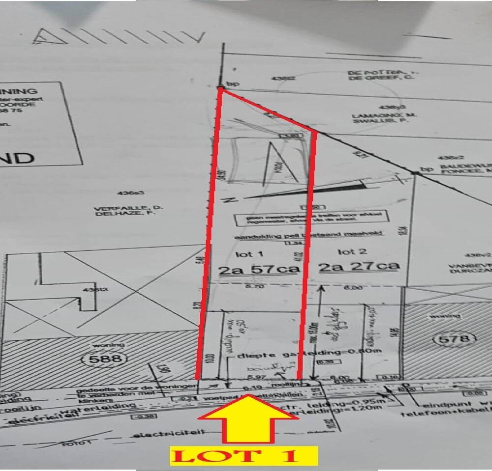 Grond te koop in Haren 1130 165000.00€ slaapkamers m² - Zoekertje 425630