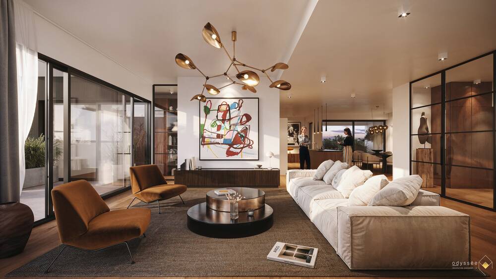 Penthouse te koop in Sint-Lambrechts-Woluwe 1200 0.00€ 3 slaapkamers 250.00m² - Zoekertje 443952