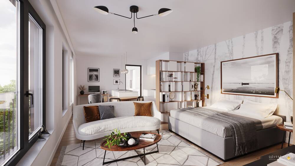 Studio à vendre à Woluwe-Saint-Lambert 1200 335000.00€ 0 chambres 57.00m² - annonce 449833