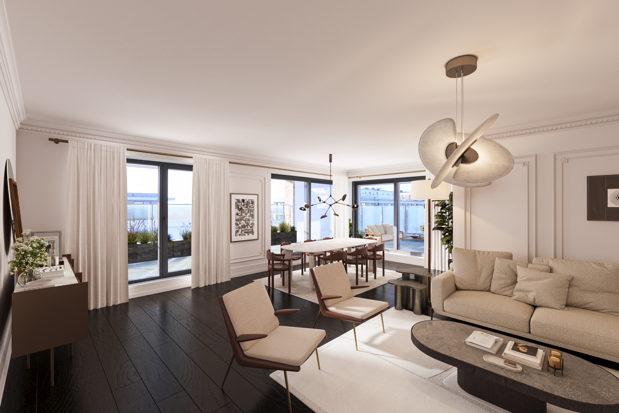 Penthouse te koop in Sint-Lambrechts-Woluwe 1200 850000.00€ 3 slaapkamers 163.00m² - Zoekertje 450927