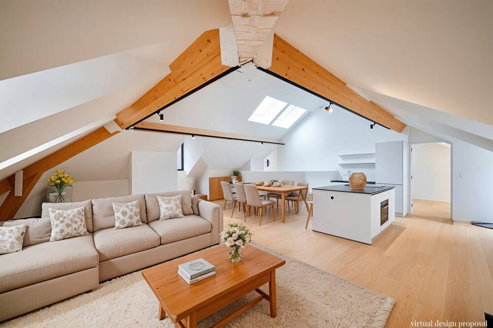 Penthouse te huur in Brussel 1000 1590.00€ 2 slaapkamers 119.00m² - Zoekertje 456355