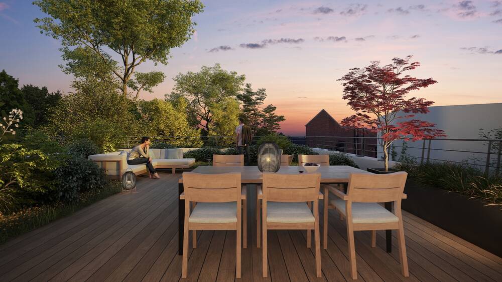 Penthouse à vendre à Uccle 1180 980000.00€ 2 chambres 140.00m² - annonce 456434