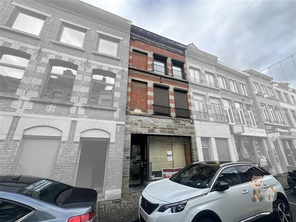 Immeuble de rapport - Immeuble à appartement à vendre à Mons 7000 215000.00€ 3 chambres 142.00m² - annonce 462233
