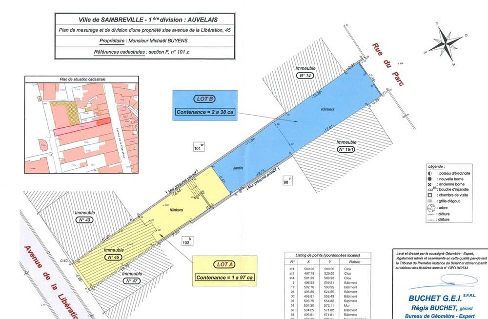 Terrain à vendre à Auvelais 5060 79000.00€ 0 chambres m² - annonce 461395