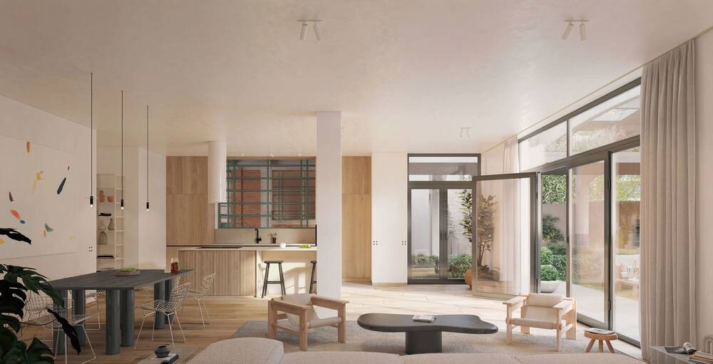 Benedenverdieping te koop in Evere 1140 528000.00€ 3 slaapkamers 125.20m² - Zoekertje 467205