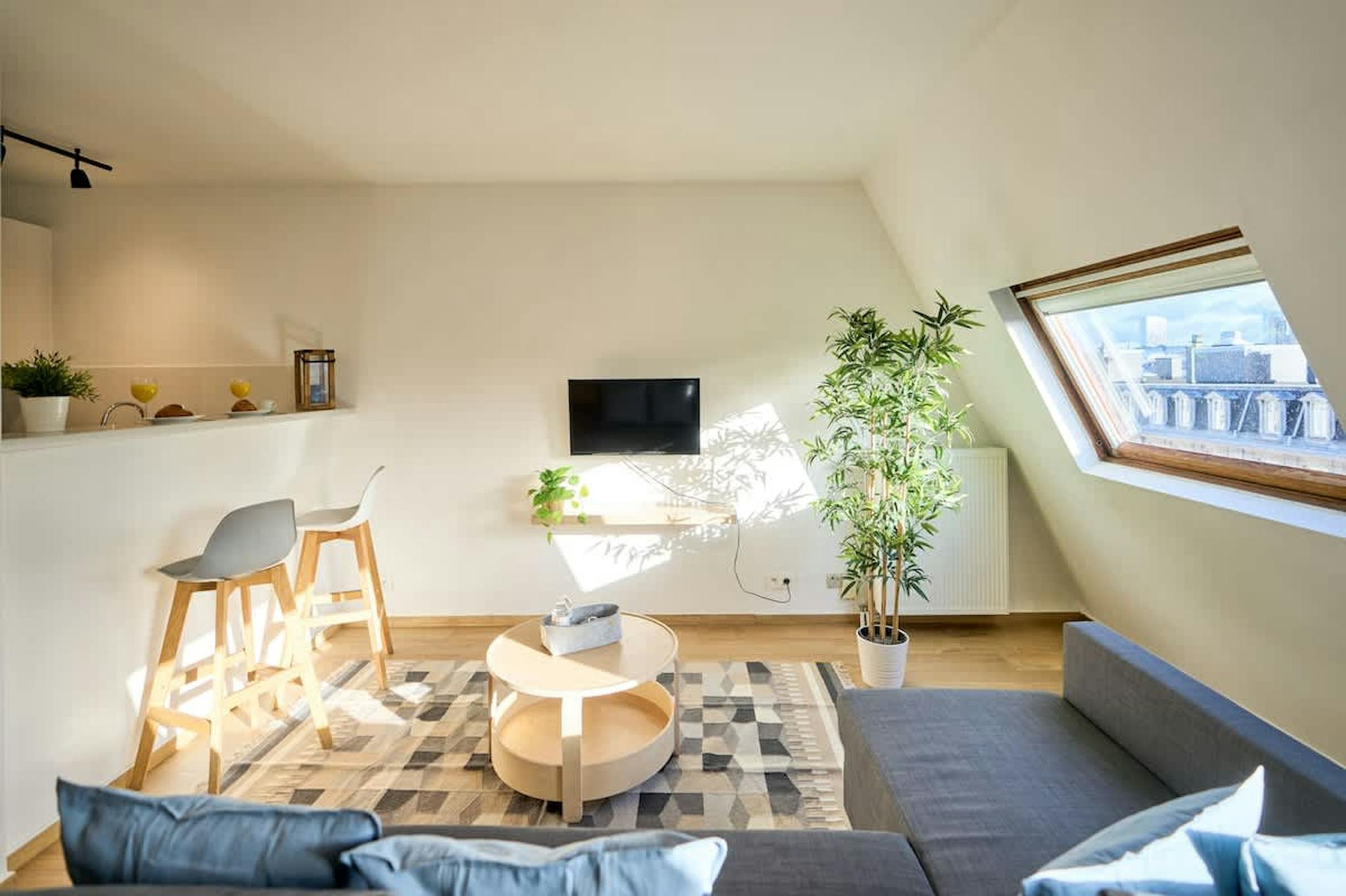 Appartement te  huur in Brussel 1000 1760.00€ 1 slaapkamers 50.00m² - Zoekertje 795598