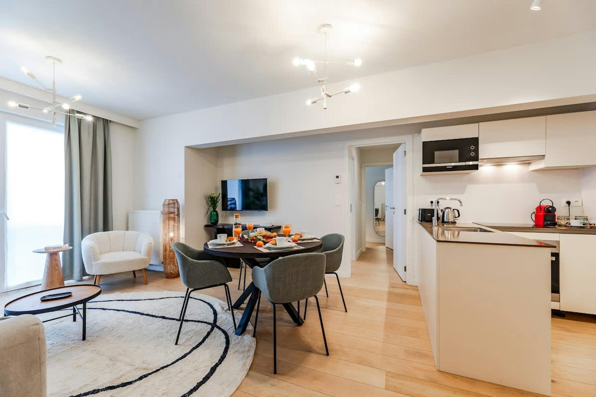 Appartement te  huur in Schaarbeek 1030 4859.00€ 3 slaapkamers 120.00m² - Zoekertje 795006