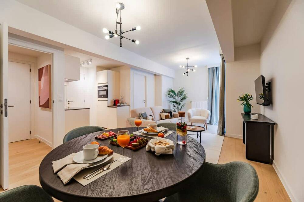 Appartement te  huur in Schaarbeek 1030 3345.00€ 1 slaapkamers m² - Zoekertje 795004