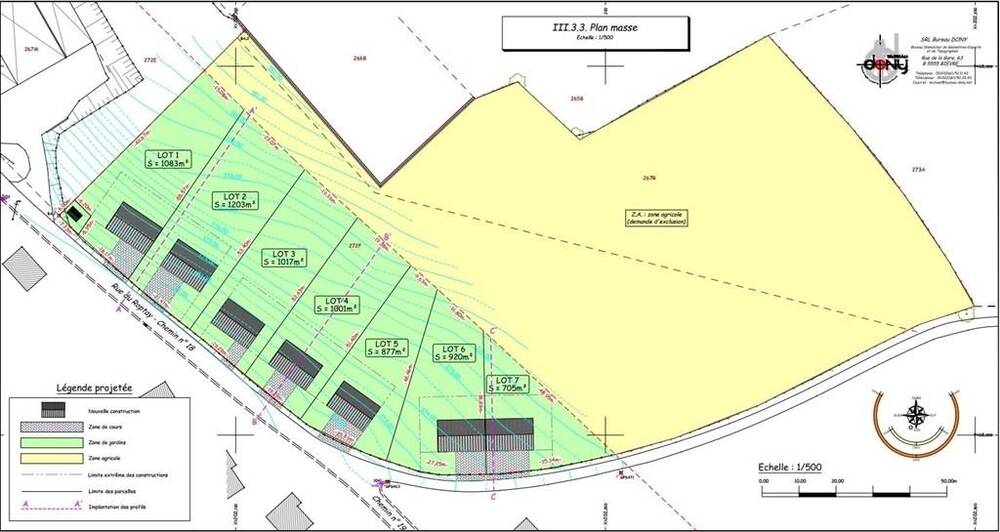 Terrain à vendre à Bièvre 5555 73000.00€ chambres m² - annonce 505565