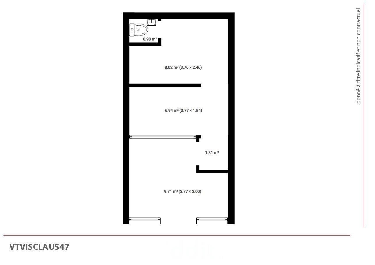 Commerce à louer à Ixelles 1050 1500.00€ 0 chambres m² - annonce 514466