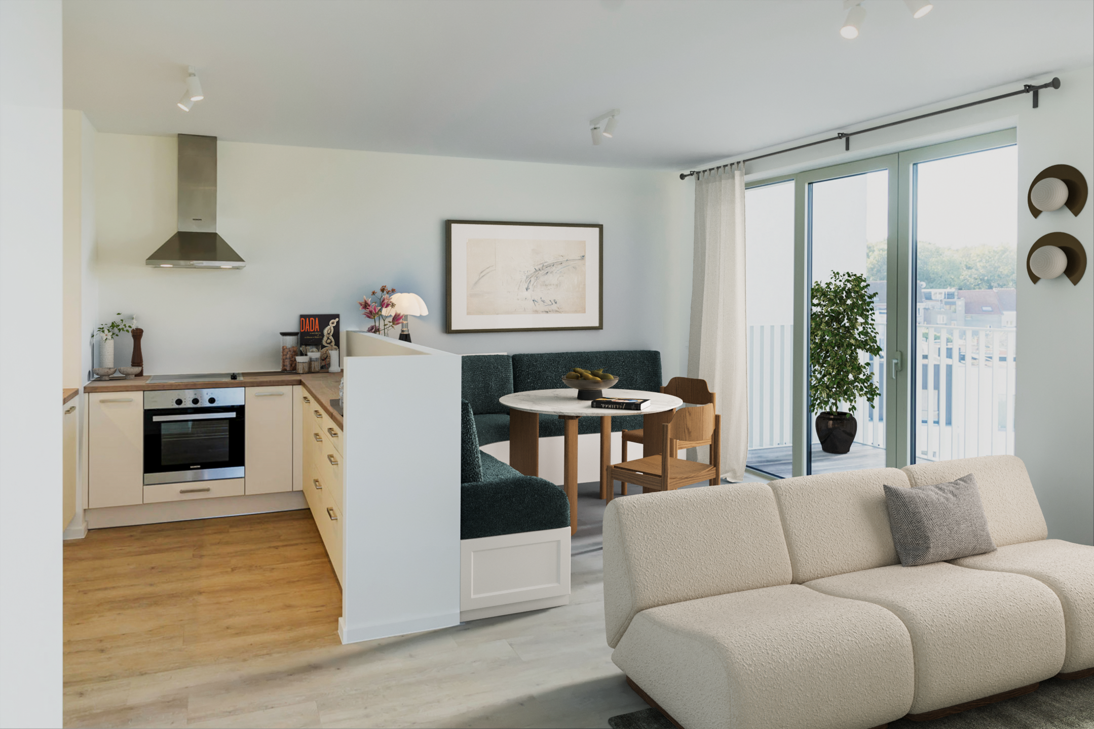 Appartement te koop in Vorst 1190 290000.00€ 1 slaapkamers 73.00m² - Zoekertje 517793