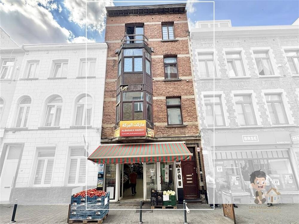 Immeuble de rapport - Immeuble à appartement à vendre à Schaerbeek 1030 620000.00€ 5 chambres 160.00m² - annonce 515582