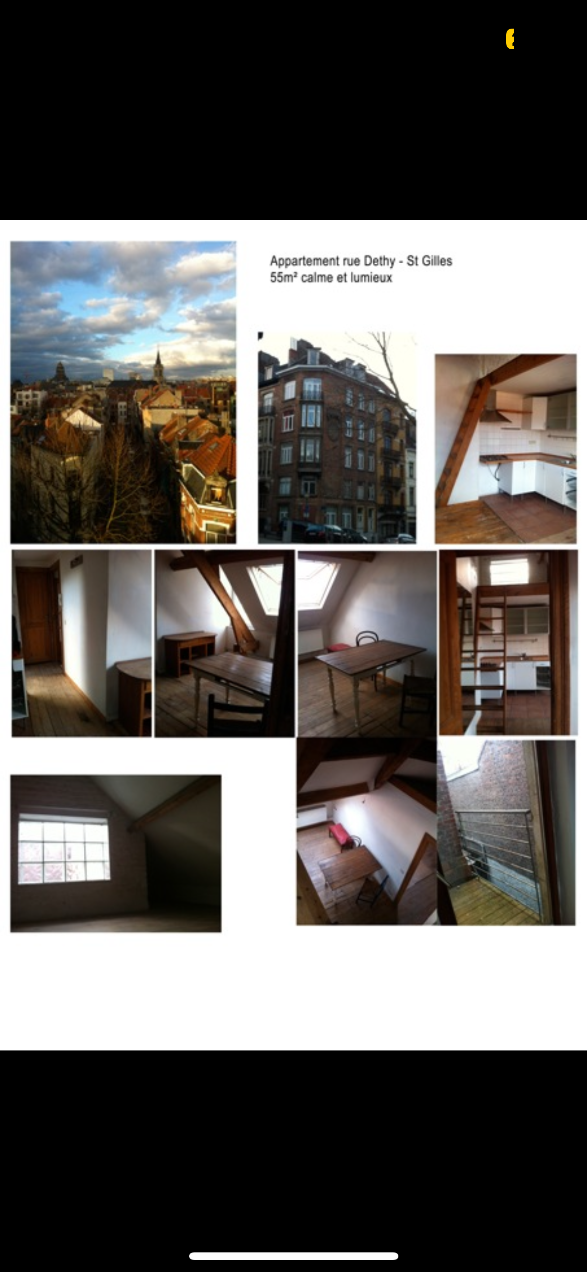 Appartement te huur in Sint-Gillis 1060 840.00€ 1 slaapkamers 50.00m² - Zoekertje 519095