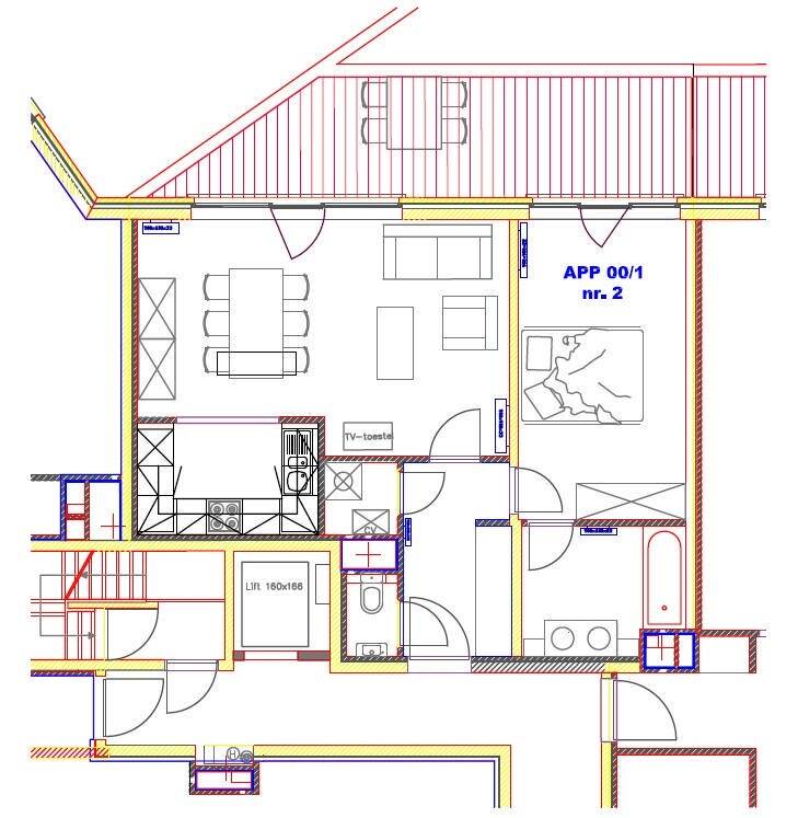 Appartement te huur in Jette 1090 1100.00€ 1 slaapkamers 75.20m² - Zoekertje 521139