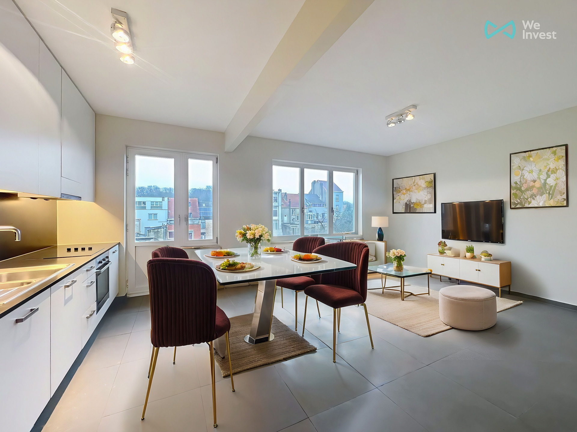 Appartement te  koop in Laken 1020 227000.00€ 1 slaapkamers 75.00m² - Zoekertje 521540