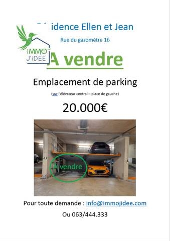 Parking / garage à vendre à Arlon 6700 20000.00€ chambres m² - annonce 526241