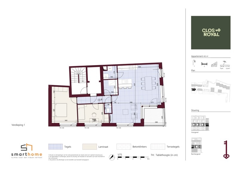 Appartement à vendre à Laeken 1020 309000.00€ 2 chambres 93.00m² - annonce 531651