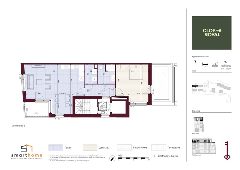 Appartement à vendre à Laeken 1020 299000.00€ 1 chambres 90.00m² - annonce 531657