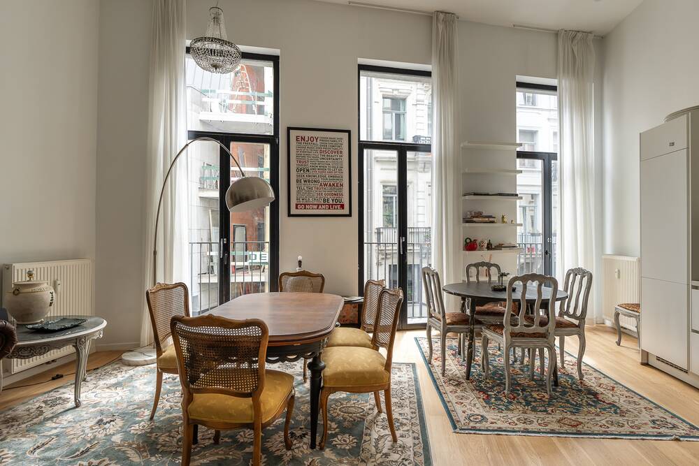 Appartement te  in Brussel 1000 1650.00€ 2 slaapkamers 110.00m² - Zoekertje 532238